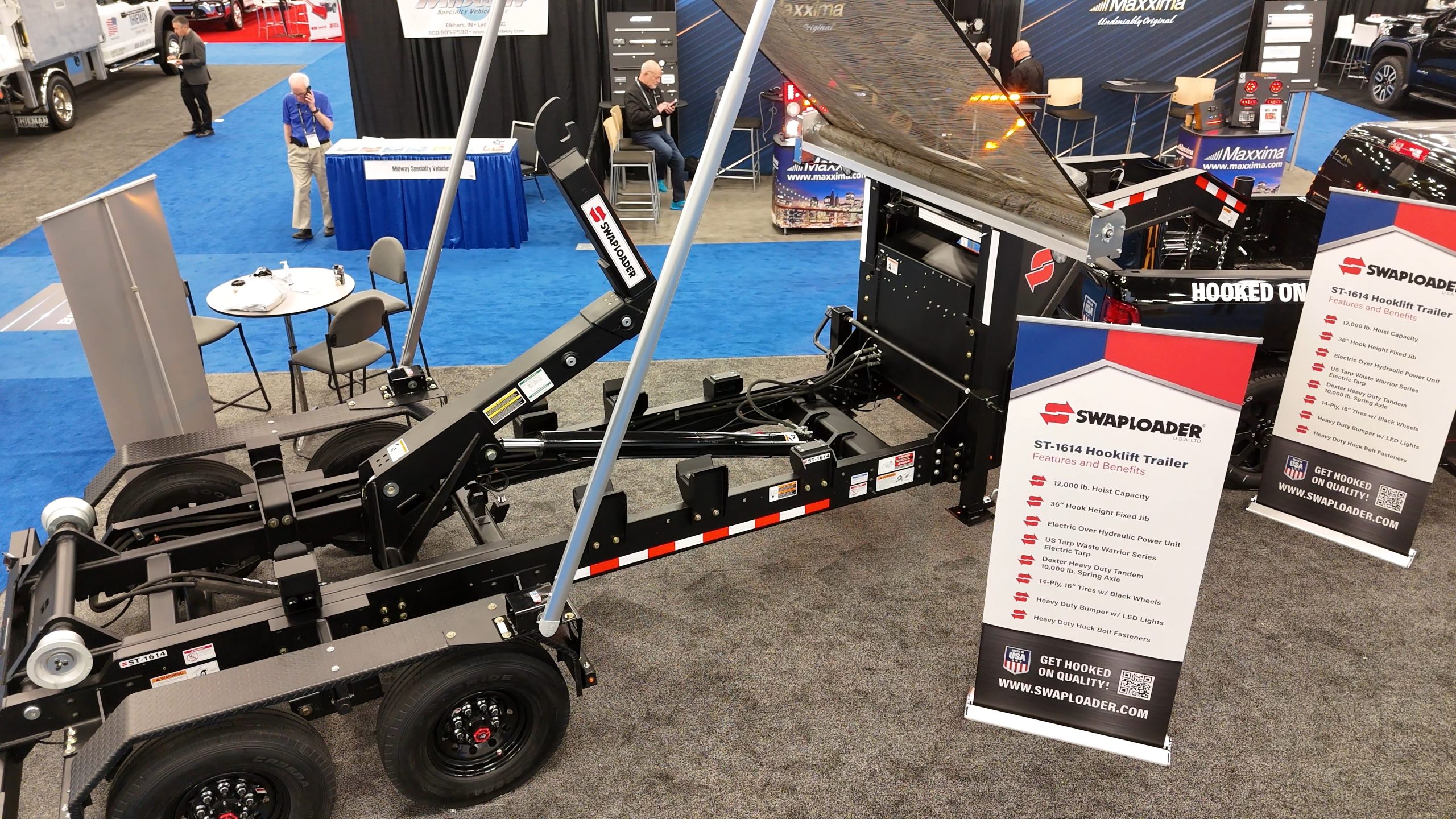 NEW SWAPLOADER ST-1614 Gooseneck Hooklift Trailer - image 4 of 6