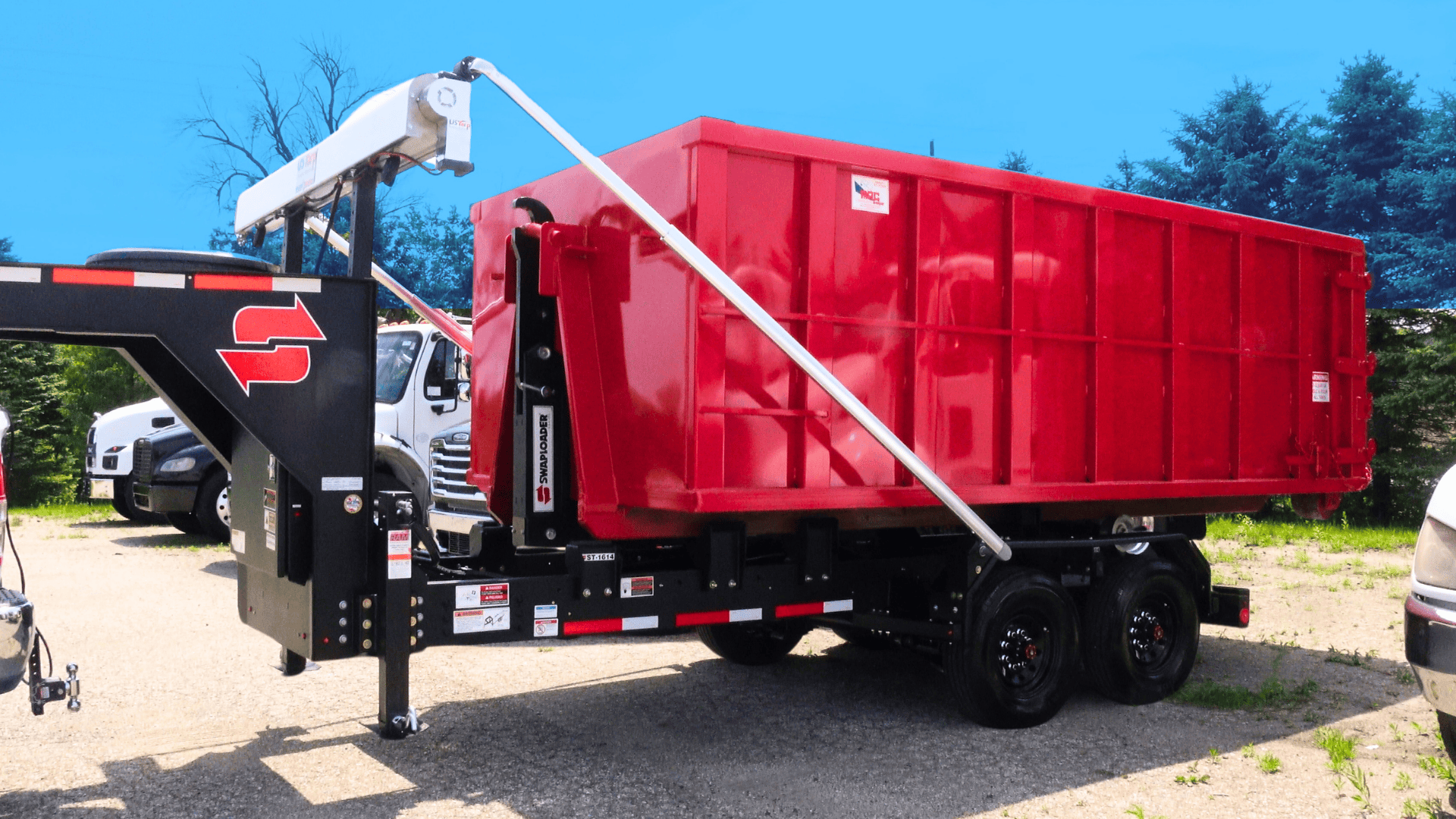 NEW SWAPLOADER ST-1614 Gooseneck Hooklift Trailer - image 1 of 6