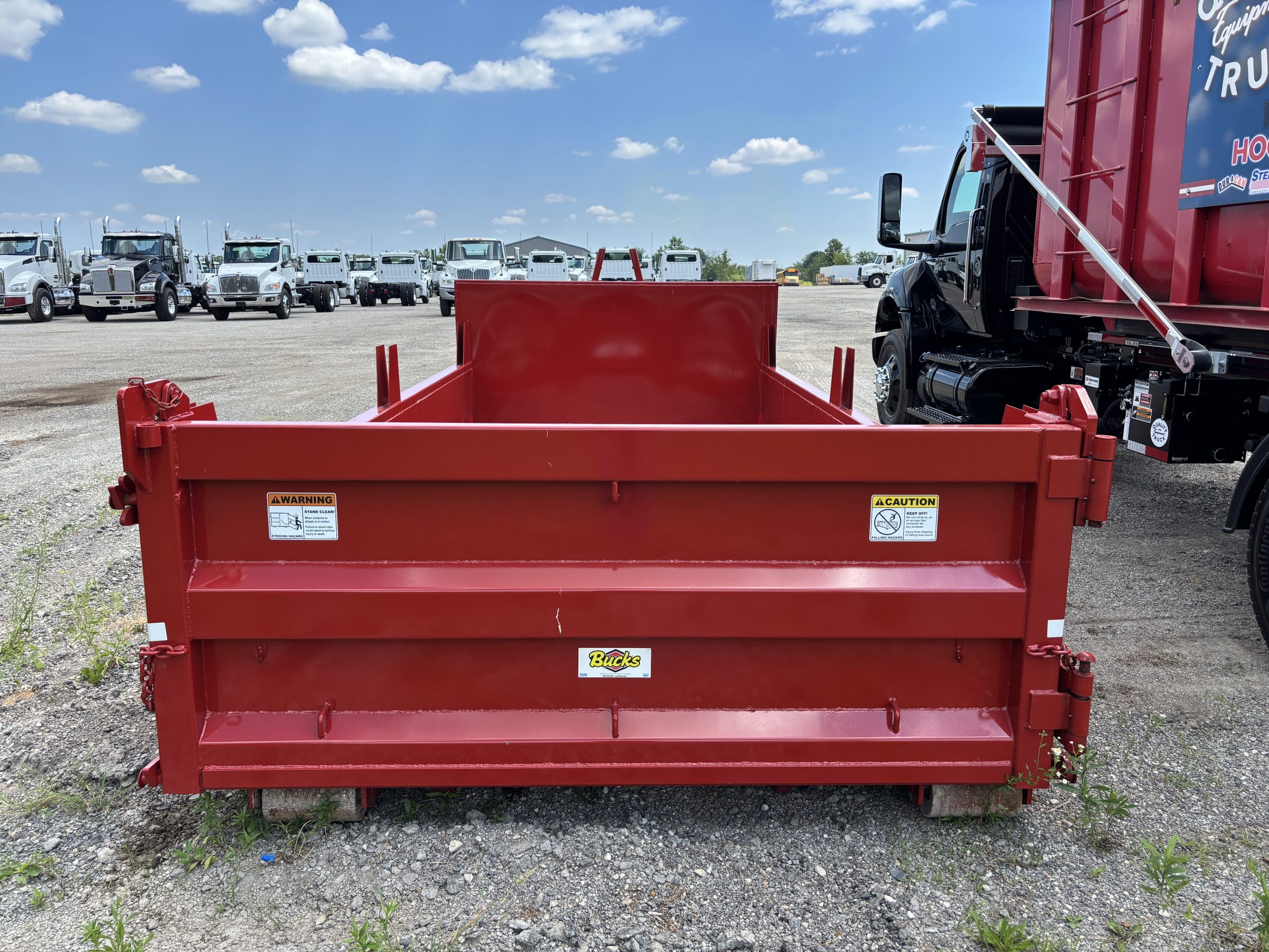 12 Yd 15' Dump Body - Red 12 Yd 15' Dump Body - Red - image 4 of 4