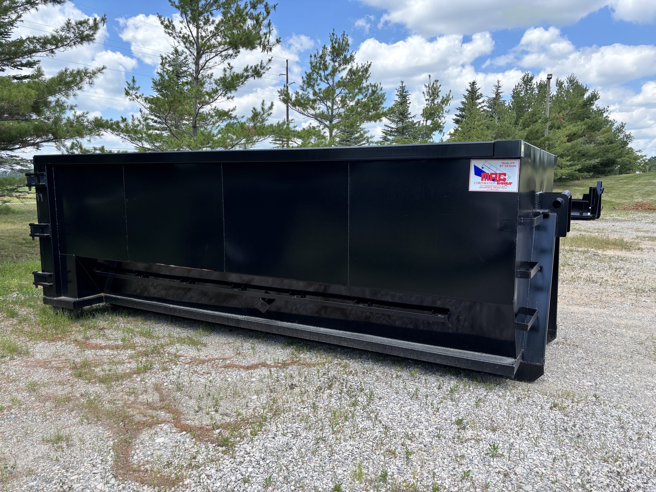 20 Yd 16' Tub Style Container - Black 20 Yd 16' Tub Style Container - Black - image 1 of 4