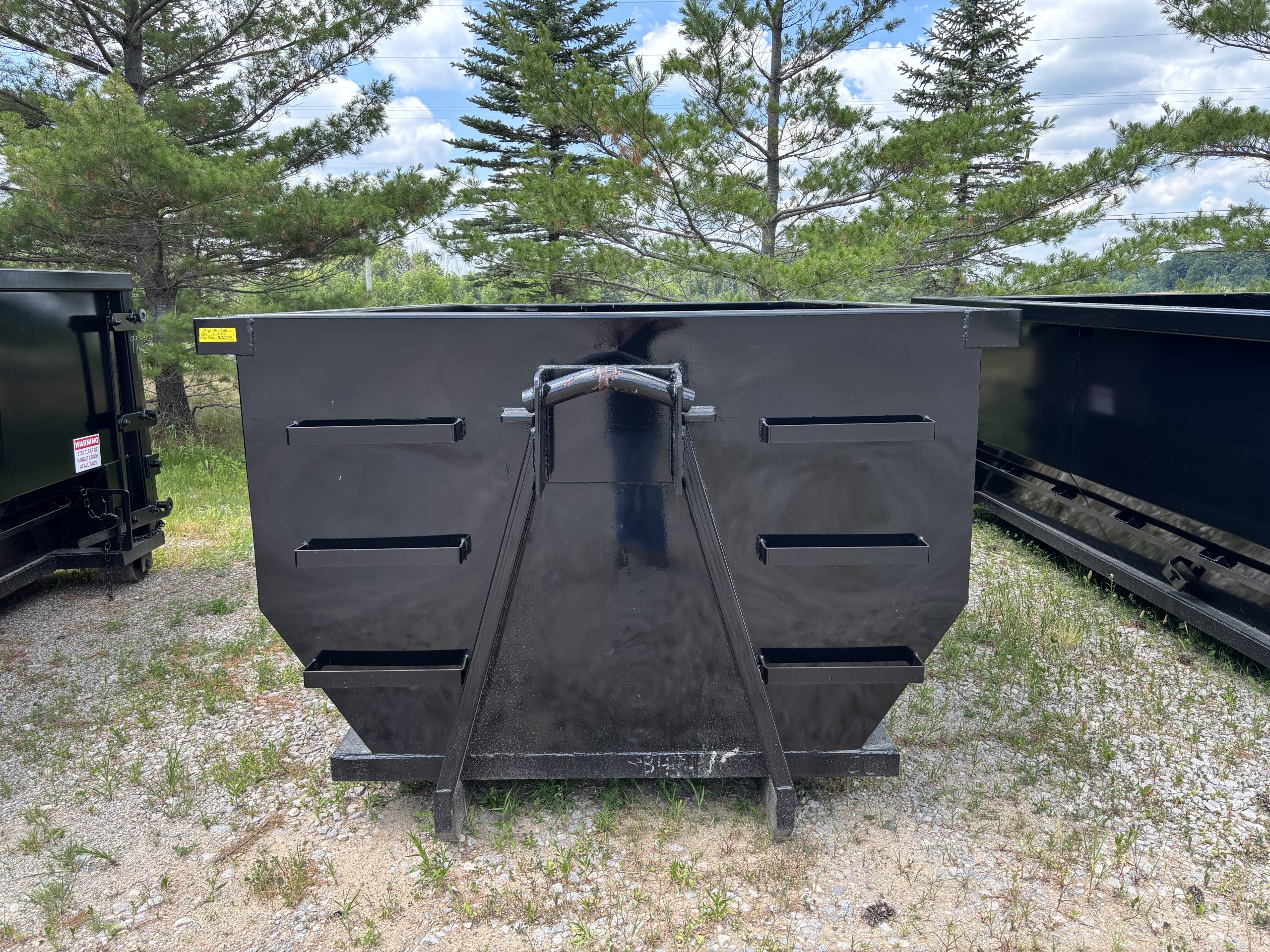15 Yd 14' Tub Style Container - Black 15 Yd 14' Tub Style Container - Black - image 2 of 5