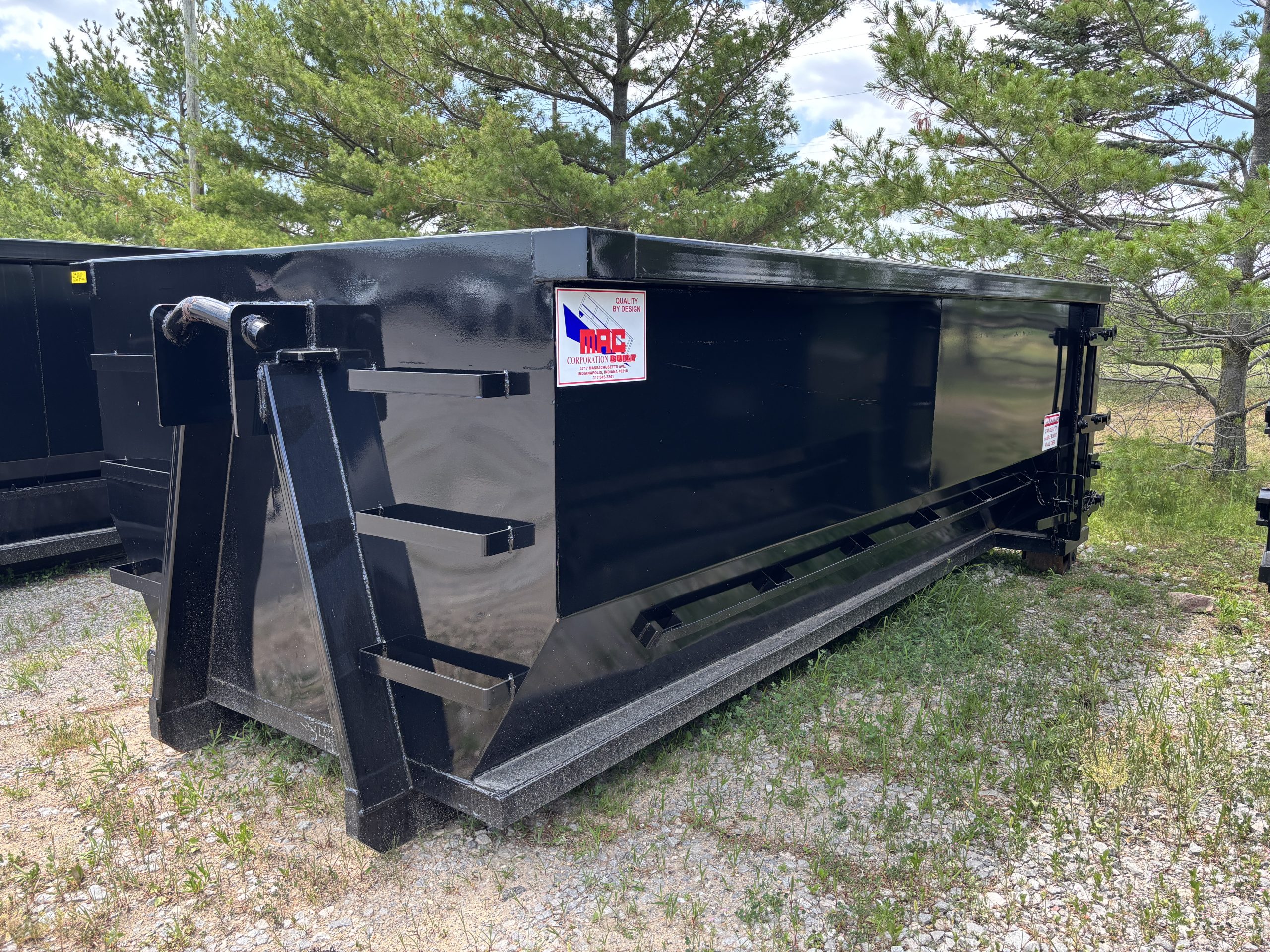 15 Yd 14' Tub Style Container - Black 15 Yd 14' Tub Style Container - Black - image 3 of 5