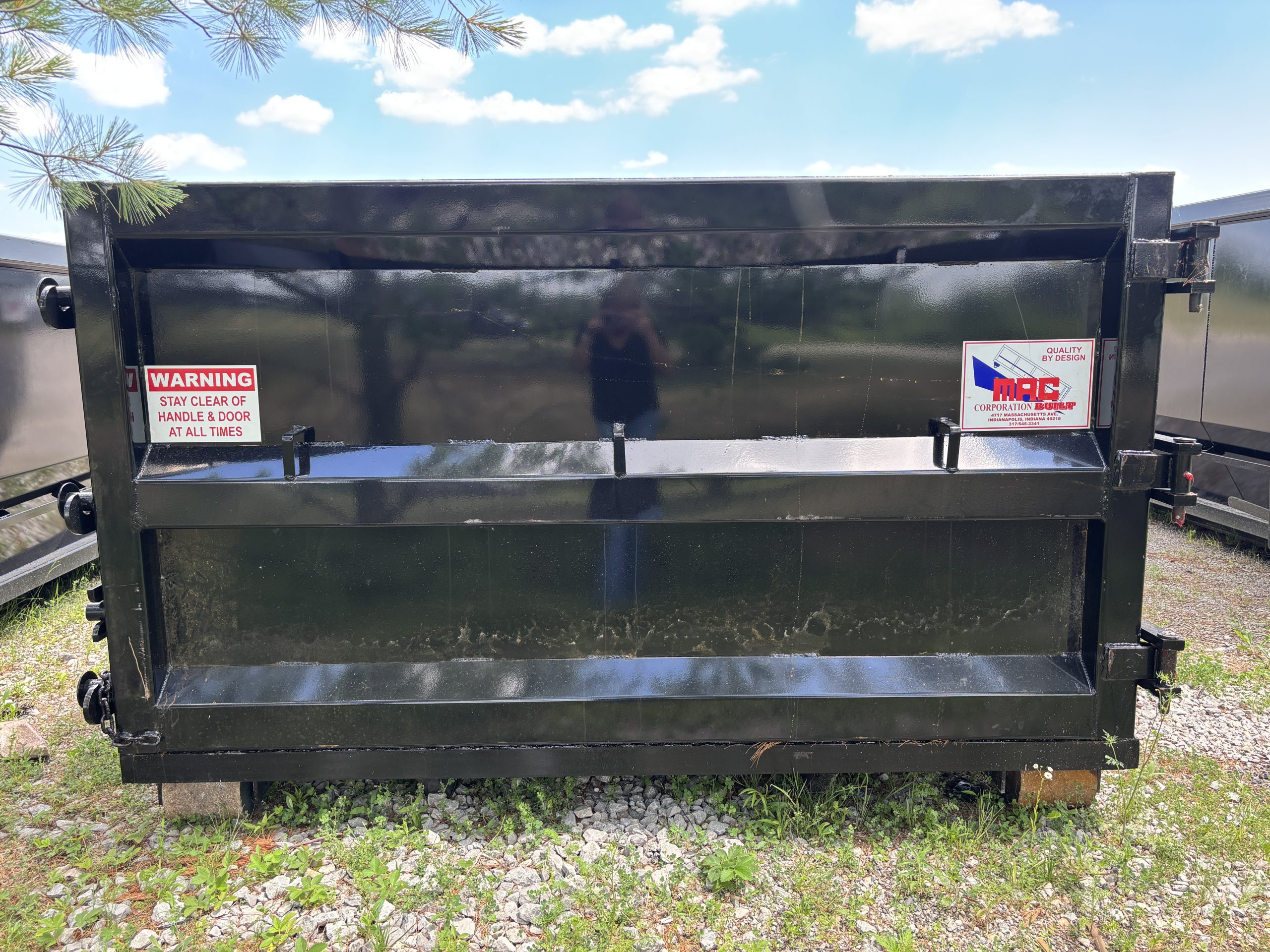 15 Yd 14' Tub Style Container - Black 15 Yd 14' Tub Style Container - Black - image 4 of 5